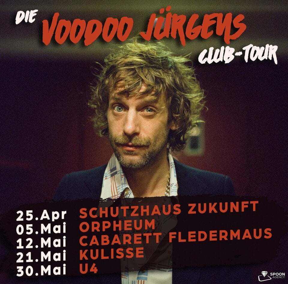 Voodoo Jürgens geht auf Clubtour durch Wien