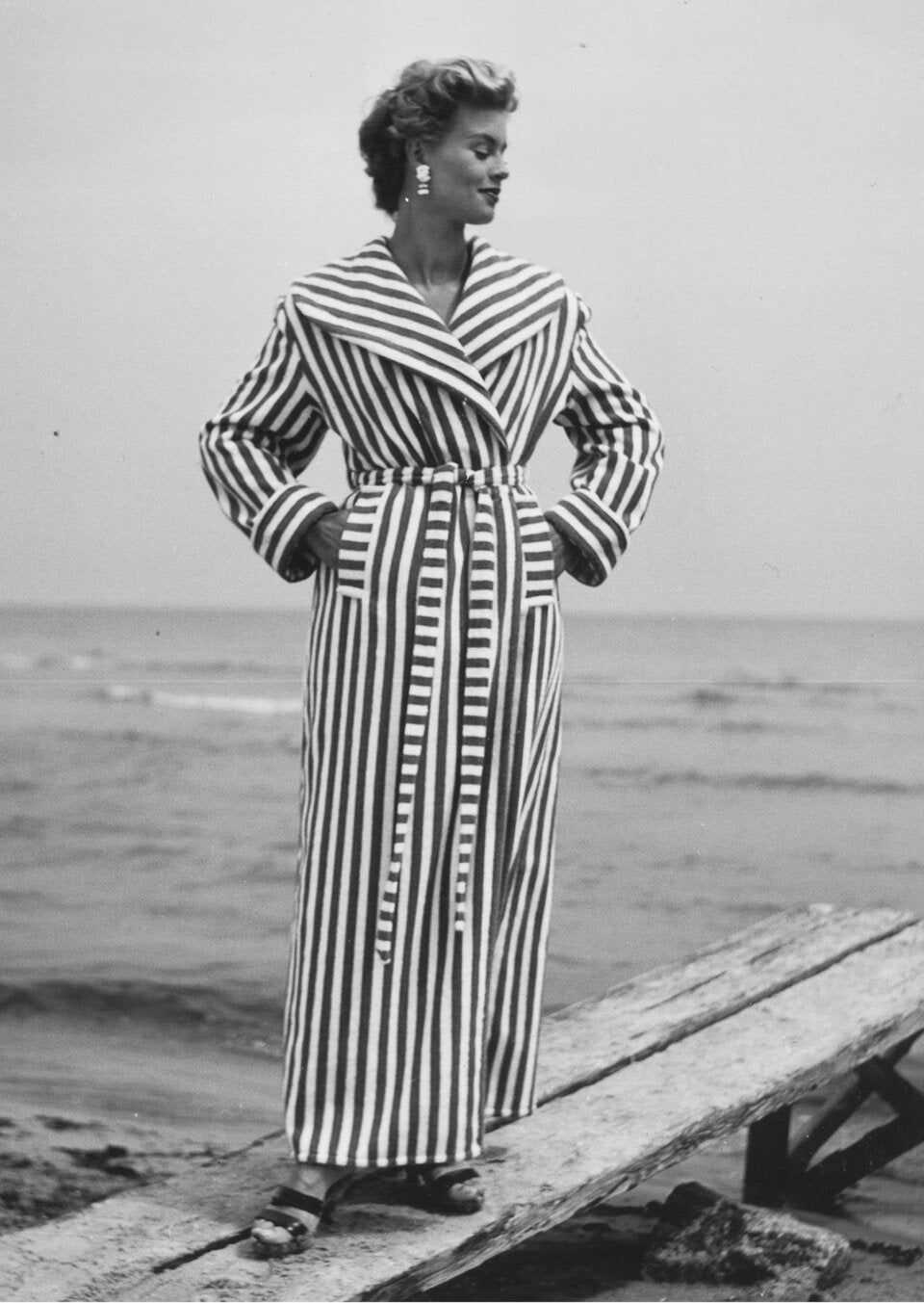 Burghardt Vossen erfand den Bademantel in dne 1950er-Jahren....