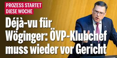 Déjà-vu für Wöginger: ÖVP-Klubchef muss wieder vor Gericht