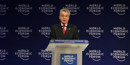 WEF Wien Faymann Fischer Polizei