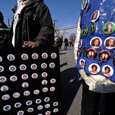 Stars nahmen Abschied von Whitney