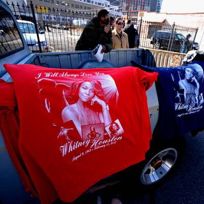 Stars nahmen Abschied von Whitney