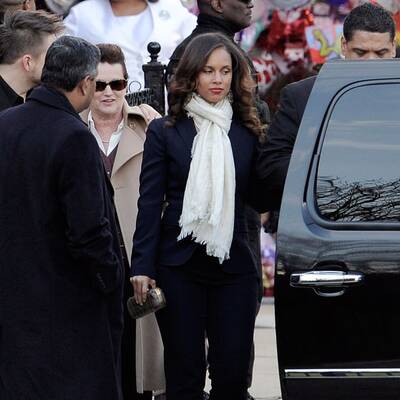 Stars nahmen Abschied von Whitney