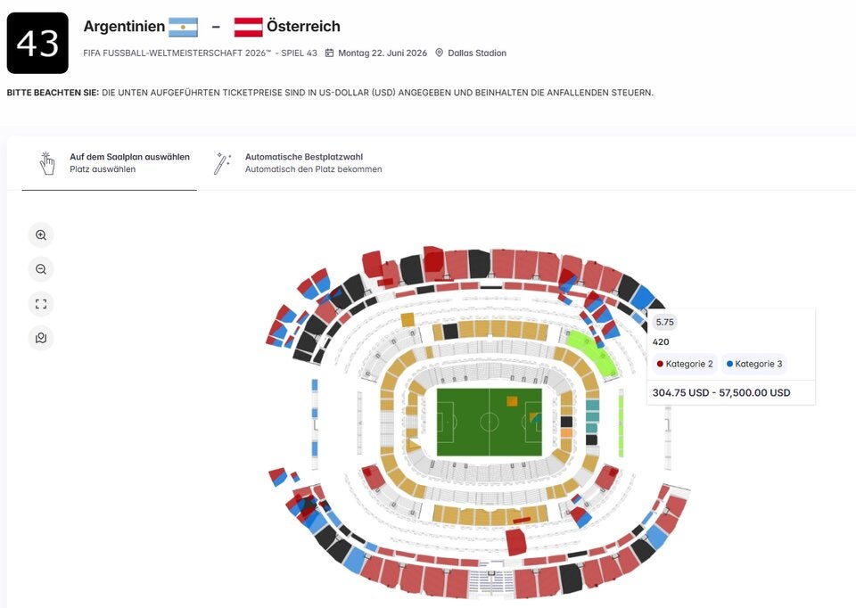 WM-Wunder: Es gibt wieder Tickets für die Österreich-Spiele!