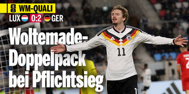 Woltemade-Doppelpack rettet DFB-Elf in Luxemburg – Kroatien löst WM-Ticket
