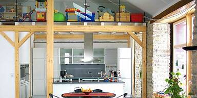 W&auml;nde sollten heller gestaltet sein als die Decke