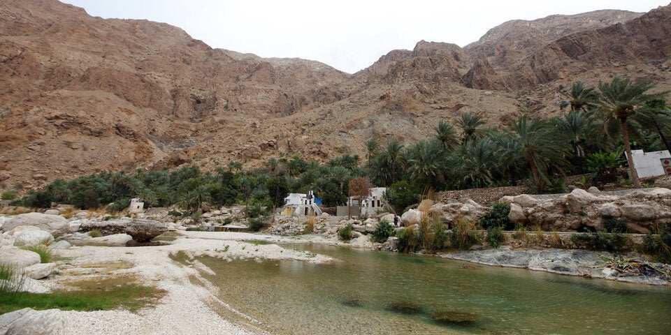 Tiefe, blaue Pools und eine wunderschöne Umgebung machen den Wadi Al Arbeien zum Must-Visit.