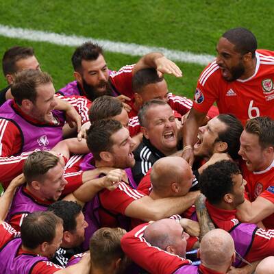 Die besten Bilder von Wales - Slowakei