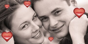 Wandposter zum Valentinstag
