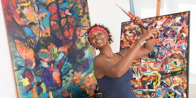 Waris Dirie: Malen als Therapie