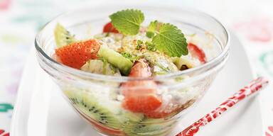 Warmer Obstsalat