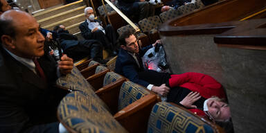 Washington: Hier verstecken sich Abgeordnete vor Randalierern im Kapitol