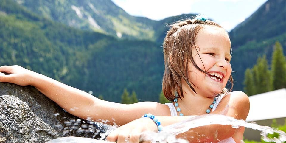 WasserWelten Krimml Kind Wasserspiele
