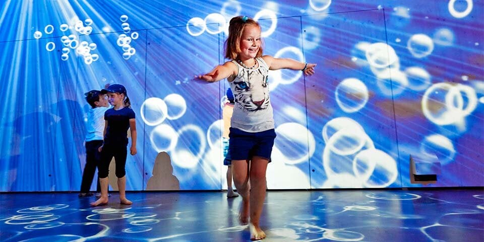 WasserWelten Krimml Mädchen Seiffenblasen