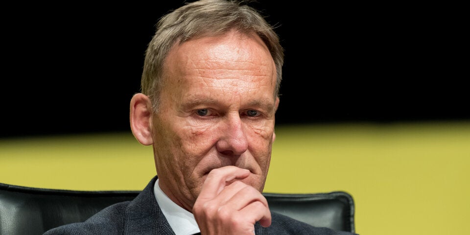 BVB-Boss Hans-Joachim Watzke ist vor dem Liga-Auftakt gegen Schalke angespannt