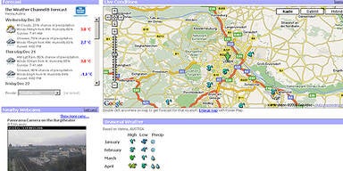 WeatherBonk Google Mashup