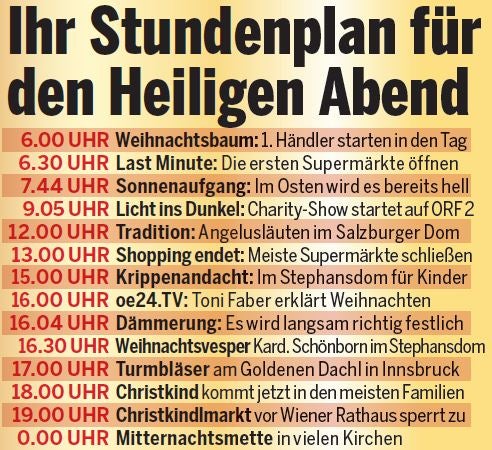 So feiern wir Weihnachten