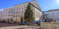 Christbaum aus Wels leuchtet heuer vor dem Rathaus