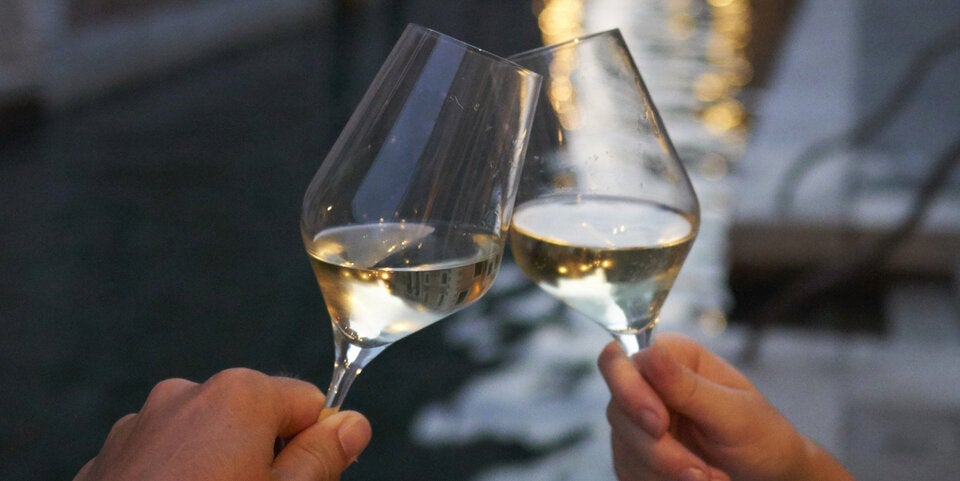 Wein trinken in Venedig