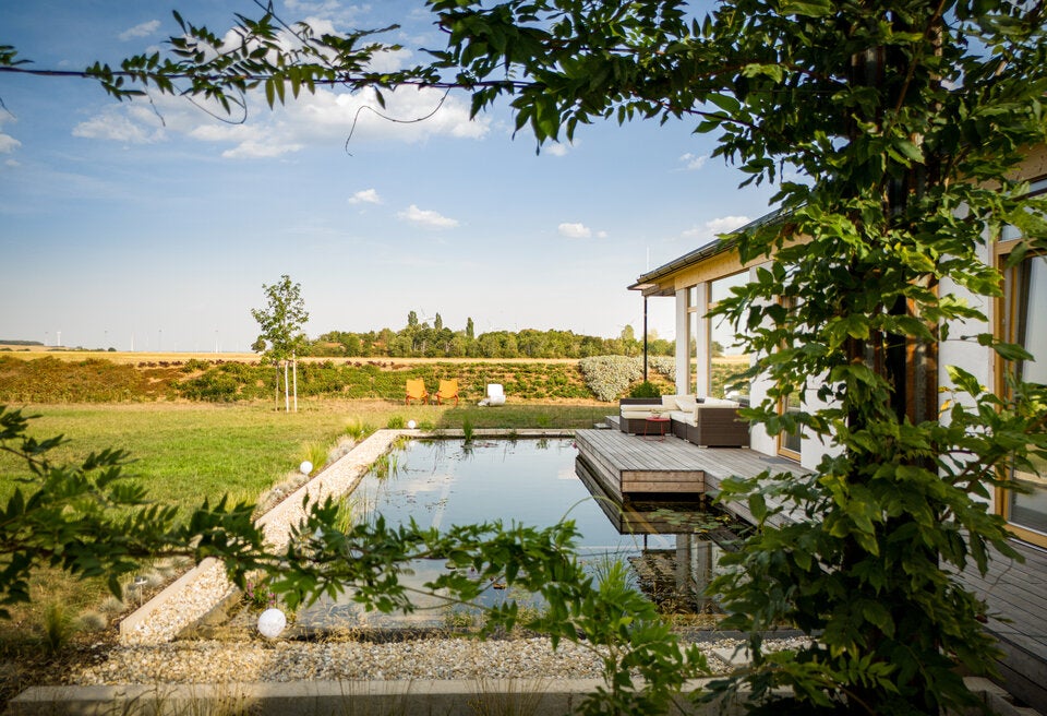 Weingut Dorli Muhr Teich Bühne