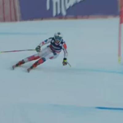 Die Bilder der Damen-Superkombi