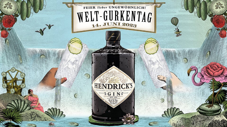 Hendrick’s Gin zum Welt-Gurkentag