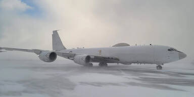 US-Weltuntergangs-Flieger in Europa gelandet