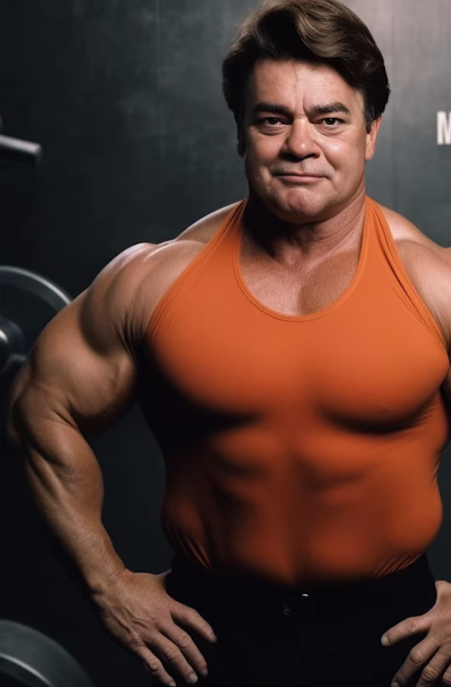 Politiker Muskelprotze