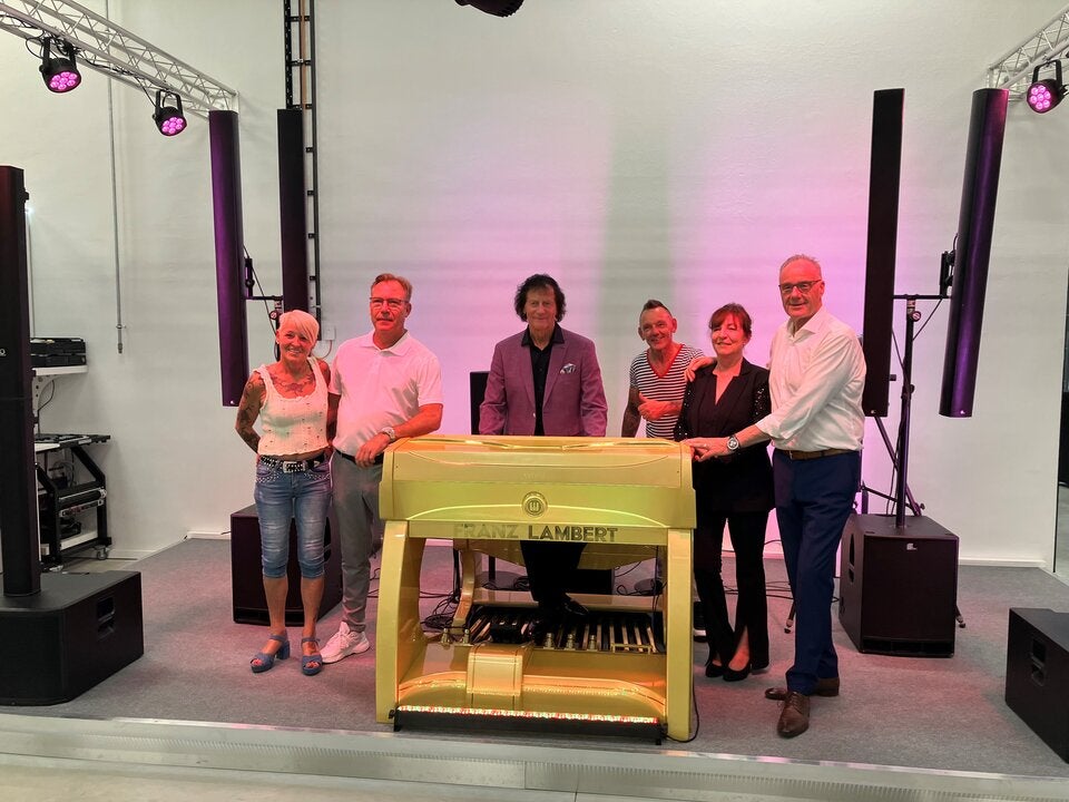 Wersi-Team mit Franz Lambert