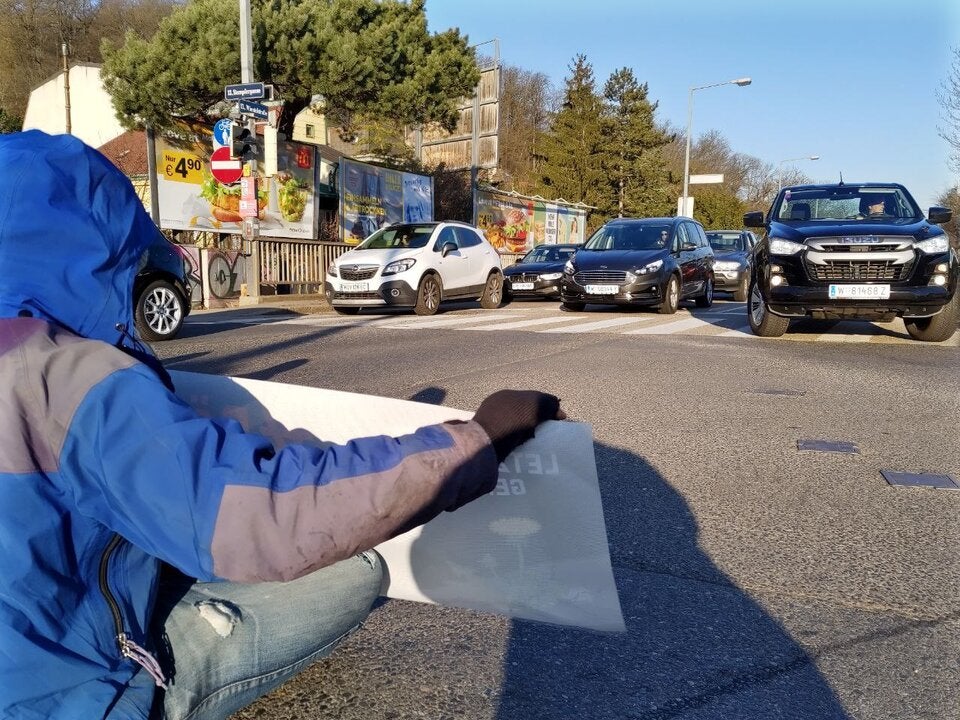 Blockade Westeinfahrt