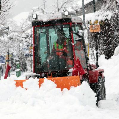 Schneechaos in der Steiermark