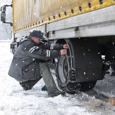 Schneechaos in der Steiermark