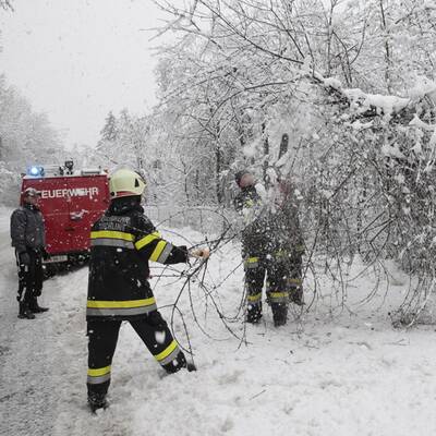 Schneechaos in der Steiermark