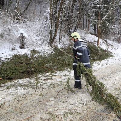 Schneechaos in der Steiermark