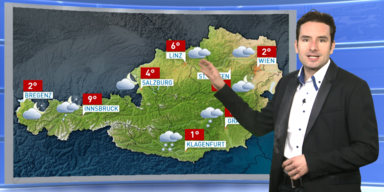 Das Wetterupdate: Im Süden ergiebiger Schneefall, alpennordseitig Föhn