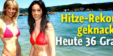 35,4 Grad: Rekord bereits gebrochen!