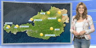 Das Wetter heute: Verbreitet sonnig, im Westen f&ouml;hnig