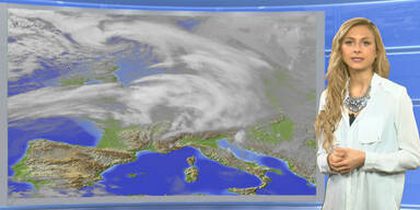Das Wetter heute: Wechselnd bew&ouml;lkt, teils Schauer