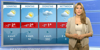 Die 4-Tagesprognose