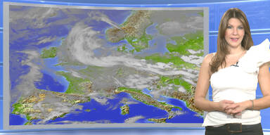 Die Europasatellitenkarte