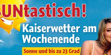 Die Sonne dominiert das Wochenende