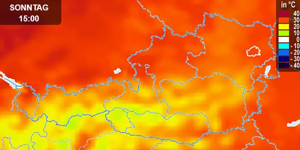 Sahara-Hitze in Österreich