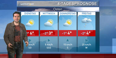 Die 4-Tagesprognose