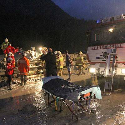 Schlimmes Unwetter in Österreich