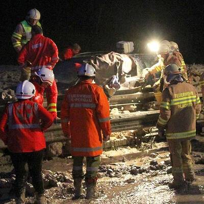 Schlimmes Unwetter in Österreich