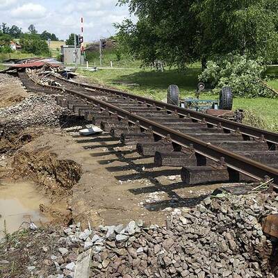 Schlimmes Unwetter in Österreich