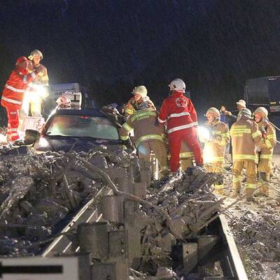 Schlimmes Unwetter in Österreich