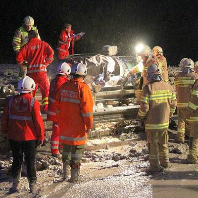 Schlimmes Unwetter in Österreich