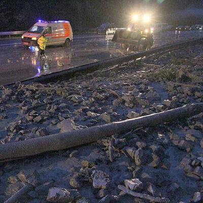 Schlimmes Unwetter in Österreich