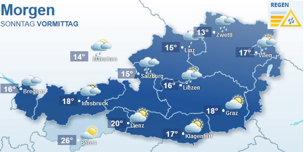 Tief Erik überflutet das Land